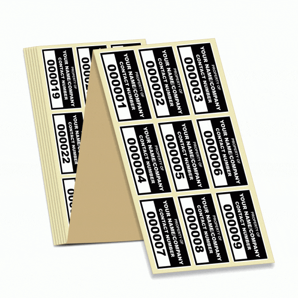 Out Door Asset Management Labels: Tough, Rigid and Versatile