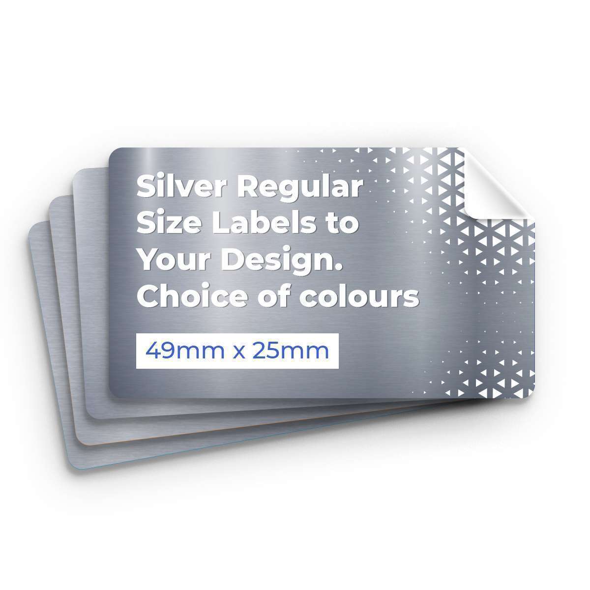 silver custom labels
