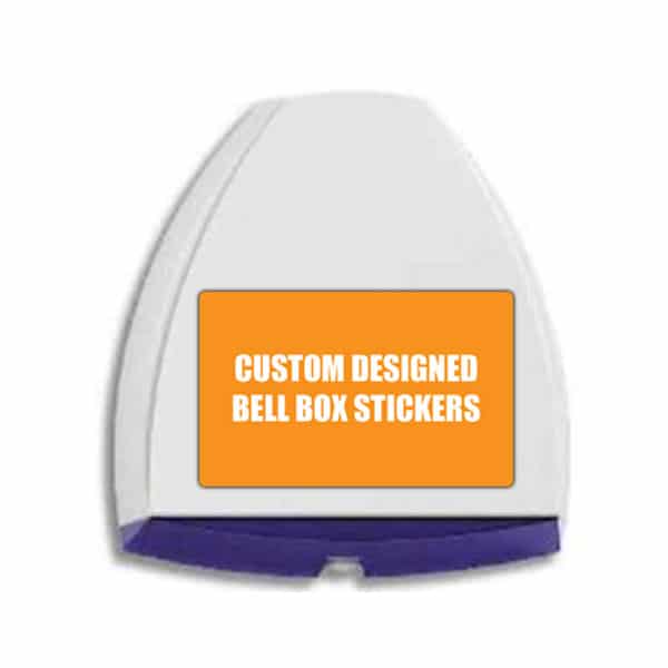 Bell Box Stickers Rectangular Pack 25