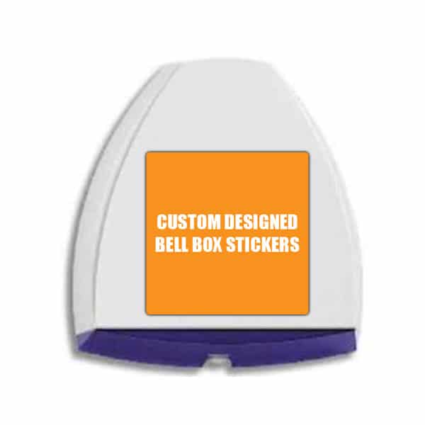 Bell Box Stickers Square Pack 25