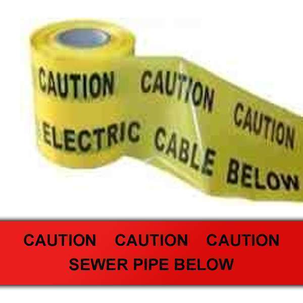 Sewer Pipe Underground Tape