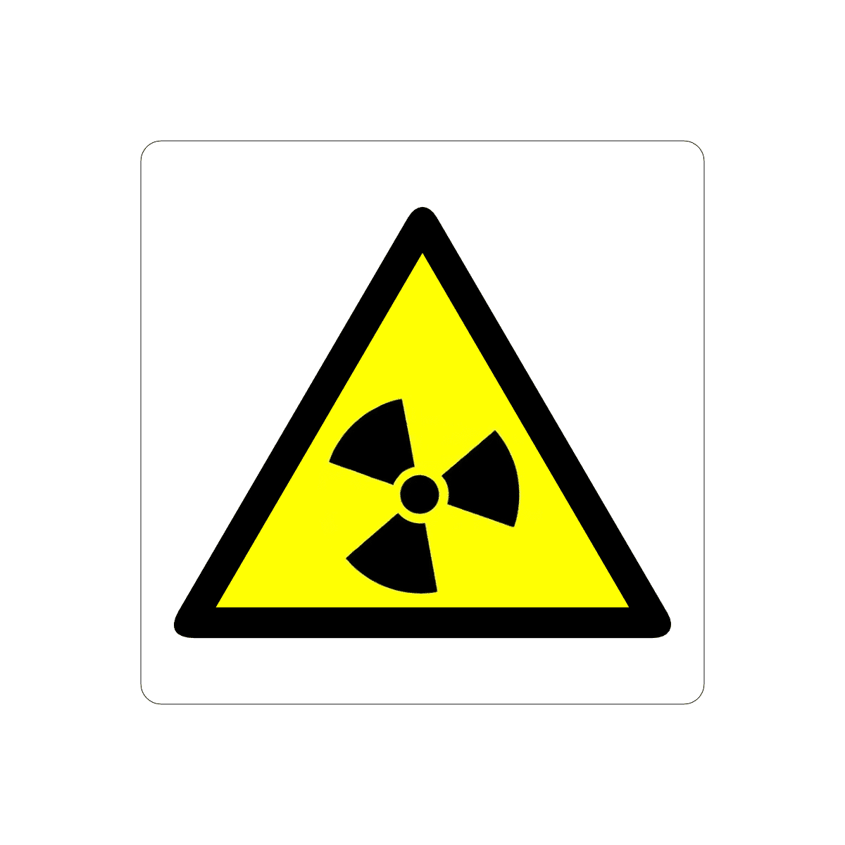Radiation Labels 50mm x 50mm