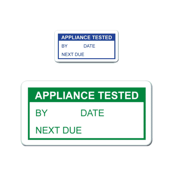 Appliance Tested Labels
