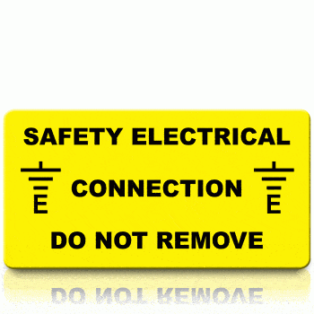 Safety Electrical Connection Labels