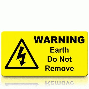 Warning Earth Do Not Remove Labels
