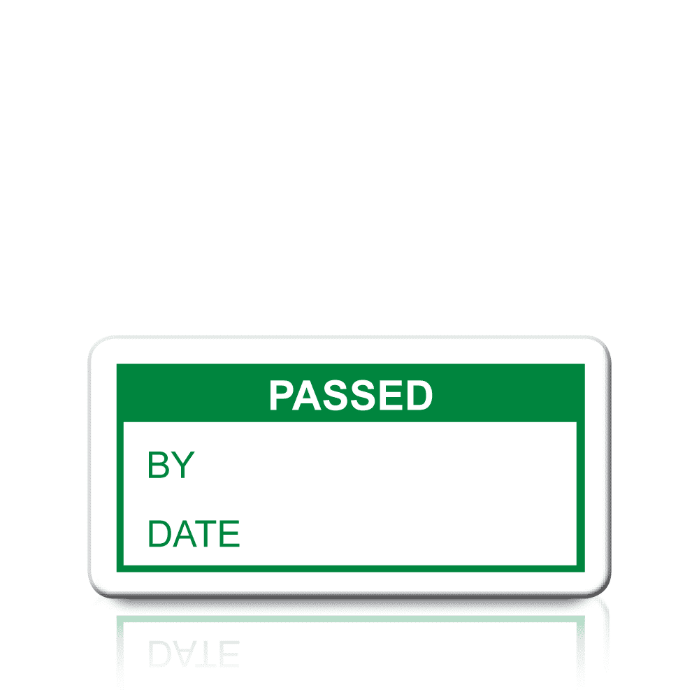 Passed Labels in Green