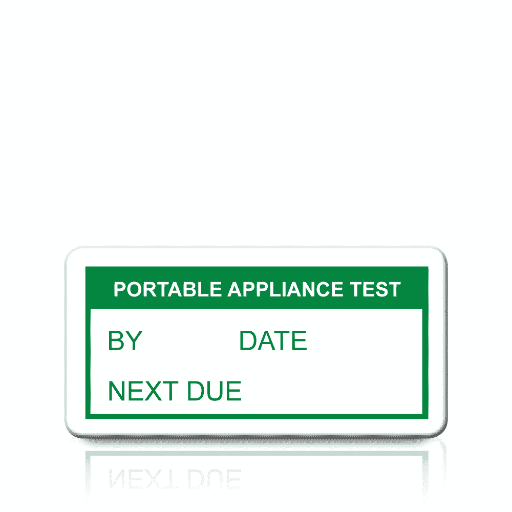Portable Appliance Test Labels in Green