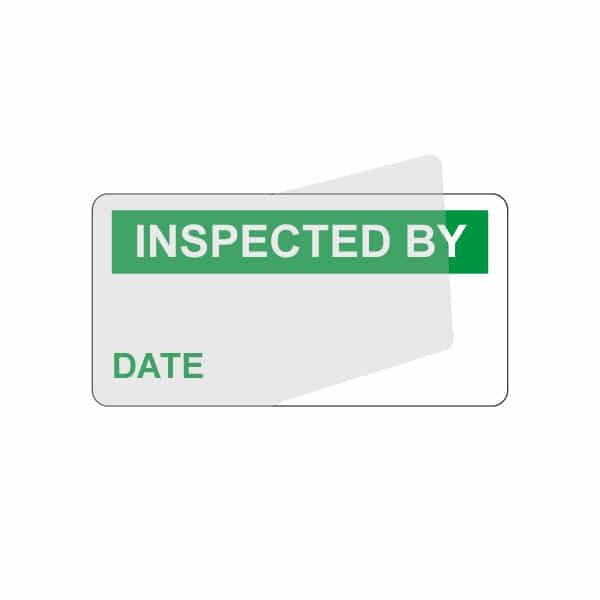 Write And Seal Inspected By Inspection Labels