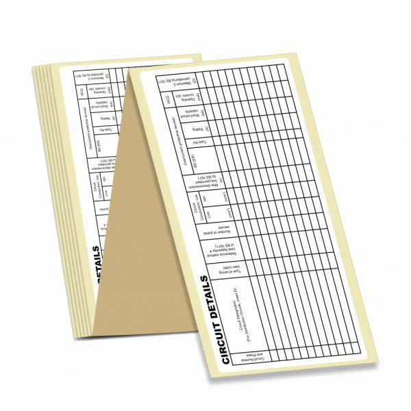 Circuit Chart Detail Labels – The Label People