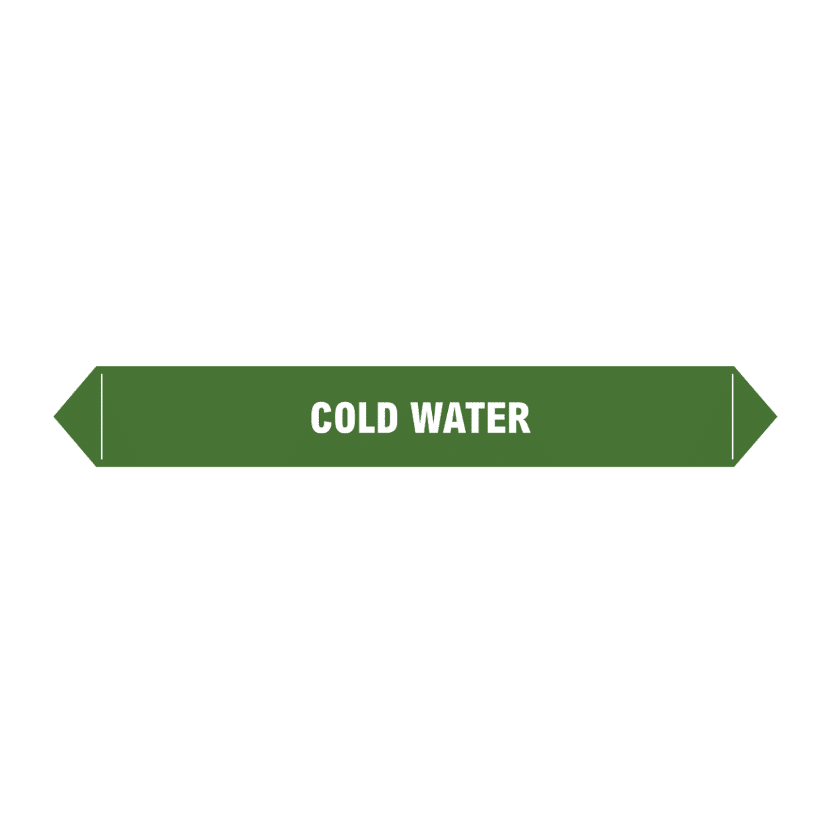 Flow marker Pk of 5 cold water