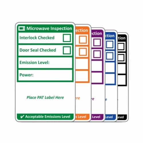 Microwave Inspection Labels